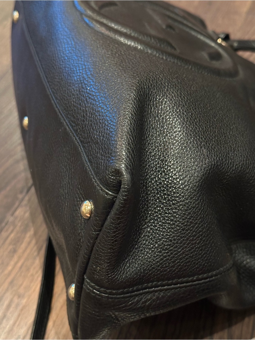 Gucci Black Medium Soho Working Tote Leather Bag - Picture 4 of 15